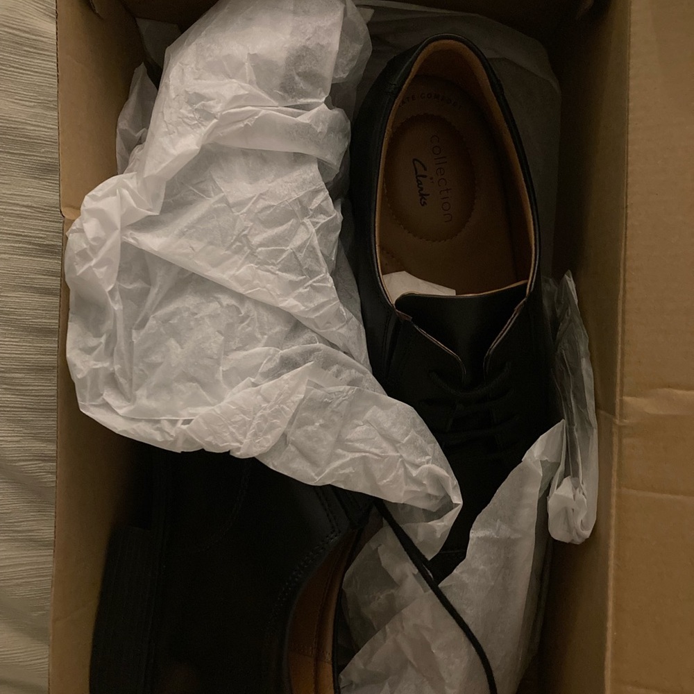 Classic men Clark’s shoes for the holidays